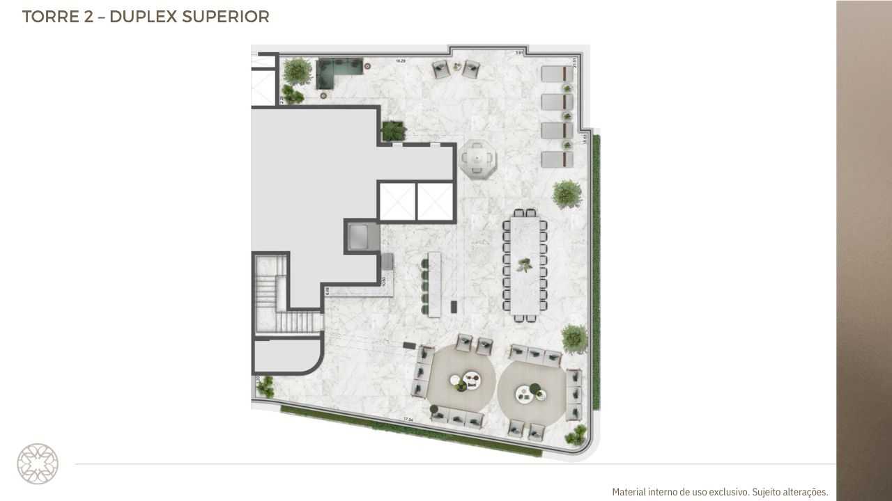 Planta - Cobertura à venda em São Paulo, Moema, com 4 quartos, 649,41m² - J Imob