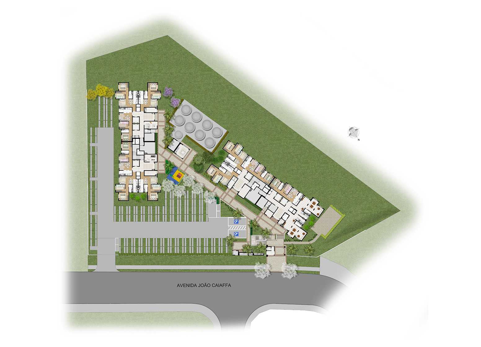 Planta - Seu Apartamento com Vaga ao próximo ao Metrô e do Parque Chácara do Jockey - J Imob